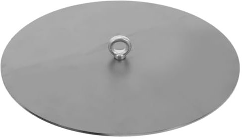OSALADI Tapa para Ollas Lodge Bote De Basura Pequeño Soporte para Carbón Cubo para Chimenea Tapa para Portador De Cenizas Leña para Cocinar Tapa para Wok Tapa para Cubeta De