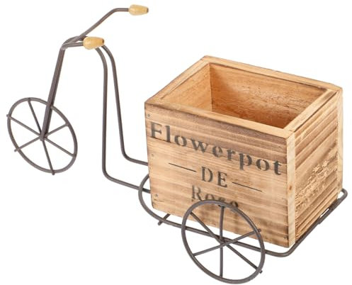 Cabilock 2 Stück Box Fahrradständer Kreativer Blumentopf Fahrrad Pflanzenständer Fahrrad Pflanzenständer Fahrrad Pflanzer Fahrrad Blumentopf Halter Garten Dekoration Fahrrad Handwerk