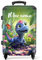 NoBoringSuitcases.com Kinderkoffer, Koffer Personalisiert, Kinder Koffer, Koffer Groß, Koffer Kinder, TSA Schloss, Trolley Kinder, Großer Koffer, Koffer Mittelgroß (Dino - Blau-Rosa, 67 cm - 72 L)