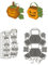 WADORN 2 Stück Halloween Kürbis Box Stanzschablonen Aus Kohlenstoffstahl, Halloween Motiv Prägeschablone Aus Karbonstahl Für DIY Scrapbooking Alben Papierkarten