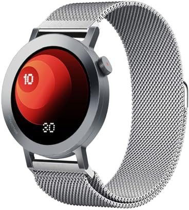 KMKJSH Bracelet en Acier Inoxydable Mesh Magnétique Réglable pour Femme et Homme, Sangle de Remplacement Compatible avec CMF by Nothing Watch Pro 2, Bandes (4)