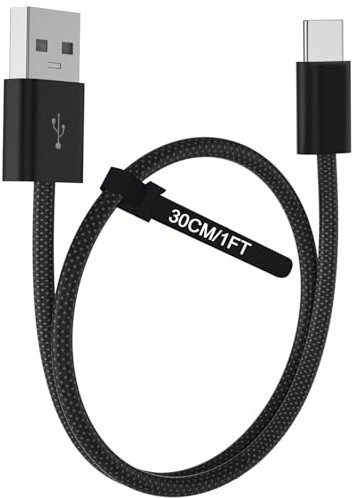 USB C Kabel Carplay Kabel für iPhone 16 15 Pro Max,30cm 18W 3A USB auf USB C Kabel & Datenkabel für Android Auto,Ladekabel Typ C Android Auto Kabel für Samsung Galaxy A55 A15 A25 S24 Pixel 9 8,Schwarz