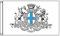 Stormflag Drapeau Armoiries de Marseille 90x150cm Drapeau Armoiries 3x5ft en polyester pongé 90g avec œillets et Double couture