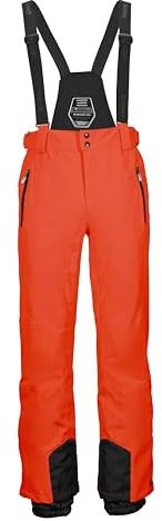 Killtec Herren Skihose/Funktionshose mit abnehmbaren Trägern, Kantenschutz und Schneefang Ksw 100 Enosh Mn Ski Pnts