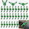 40 Stück Pflanzenbieger, 360° Verstellbare Pflanzen Clips, Low Stress Training Clips, Pflanzenstiel Trainer Clips für Pflanzenstämmen und Ändern der Wuchsrichtung,Gartenhalter,DIY-Werkzeug