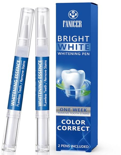 2 Pièce Gels De Blanchiment, Blanchir les Dents Facilement, Stylos de Blanchiment Dents, Blanchiment Rapide,Blanchiment Dentaire, Nettoyer la Saleté Dentaire, Dents Blanches Indolore