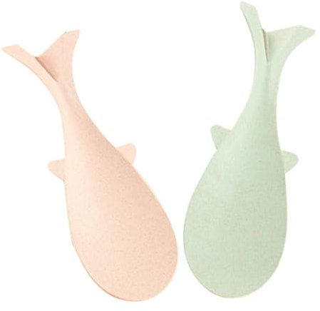 Gatuida 2piezas Cuchara De Arroz Forma De Diseño Divertido Espátula De Antiadherente Para Arroz De