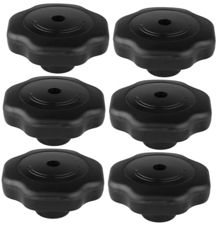 iplusmile Replacement Pot Lid Knobs Set of 6 Universal for Rice Cookers Slow Cookers Heatproof Bakelite Comfortable to Hold