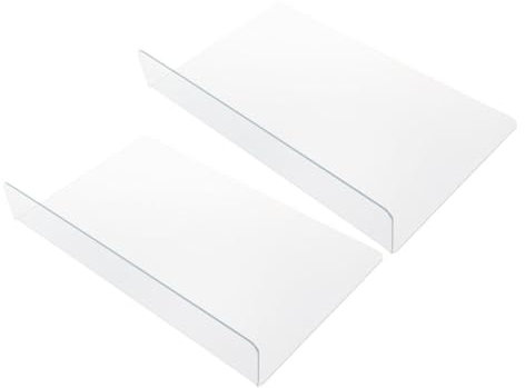 Happyyami 2 Stück Spritzschutz Badewannenabtrennung Badewannenrand Schutzfolie Sperre Splash Guards Abdeckung Tropfen Duschwasserstopper Wasserschutz für Duschwannen Duschschutz PVC