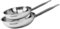 Fackelmann 9437550 Set de 2 poêles 24 et 28 cm en inox, Poêle de cuisson, Poêle tous feux, Poêle induction, Poêle sans PFAS, Manche inox, Manche riveté, Acier inoxydable 18/8, Inox, 24 et 28 cm