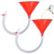 Drinking Funnel, 2Pcs Beer Bong Funnel with Kink Free Tube, Leak-Proof Drinking with Sealing Valve for Beer Games, College Parties, Spring Break, Bong