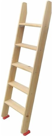 LSSHQ Scala A Pioli in Legno Pioli Larghi da 3,7 Scale Accesso Sottotetto, Scaletta per Letto Rialzata per Dormitorio Camper Solo Scala di Ricambio(175cm/69in)