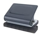 10 Fach Locher, Locher für Ordner, A4 und Büro, Bindemaschine für A4/B5/A5 Papier, Tagesplaner, Personal, Ringbuch(Grau)