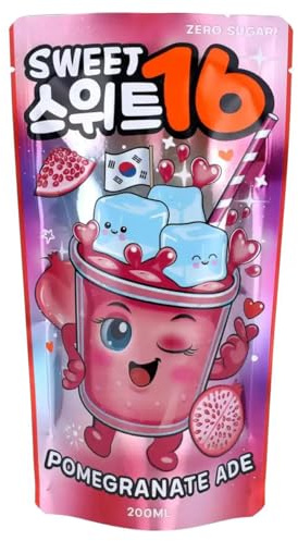 Sweet16 Granatapfellimonade koreanisches Getränk zuckerfrei 200ml