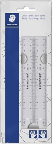 STAEDTLER Plastic Ruler, 15cm (Pack of 2)