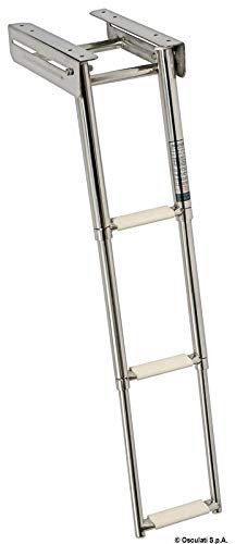 Osculati Telescopic foldaway standard narrow AISI316 3 step