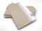 umschlag-discount - Briefumschläge DIN lang ohne Fenster selbstklebend (100 Stück) Dunkel Chamois - Umschläge 22 x 11 cm - Briefkuvert mit grauem Innendruck für Sichtschutz, 80g/m²