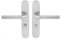 Bricard 666460 - Juego de asas (acero inoxidable, en placa Tempo Pop, para puerta de baño, inodoro, condenado)