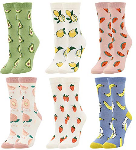 BONANGEL Damen Lustige Socken Bunte Mädchensocken witzige Strümpfe Fun Geburtstagsgeschenk Socken Modische Oddsocks Geschenke für Frauen Frau Mutter Mama Oma