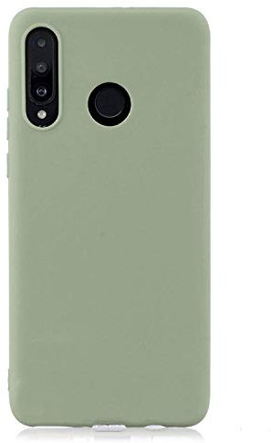cuzz - Carcasa para Huawei P30 Lite (1 Pieza Protectora de Pantalla de Cristal Templado) Color sólido Premium Flexible Flexible de Silicona TPU Funda Delgada Ultra Ligera Antideslizante antigolpes