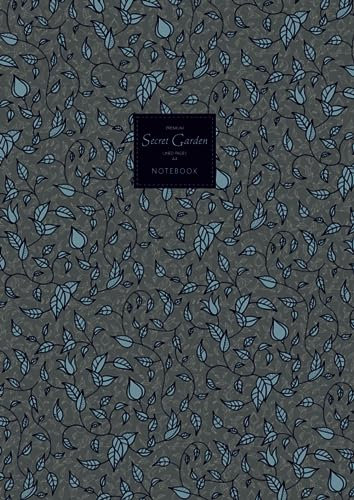 Secret Garden Notebook - A4: (Dark And Blue Edition) Fun notebook 192 lined pages (A4 / 8.27x11.69 inches / 21x29.7cm)