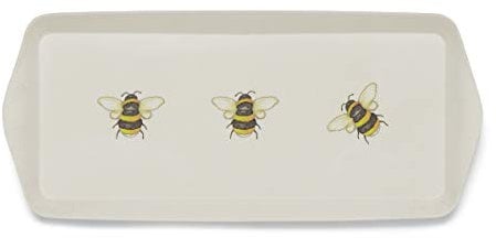 Cooksmart British Designed Large Serving Tray | Dinner Tray For Multiple Uses Around The Home (Bumble Bees - S)