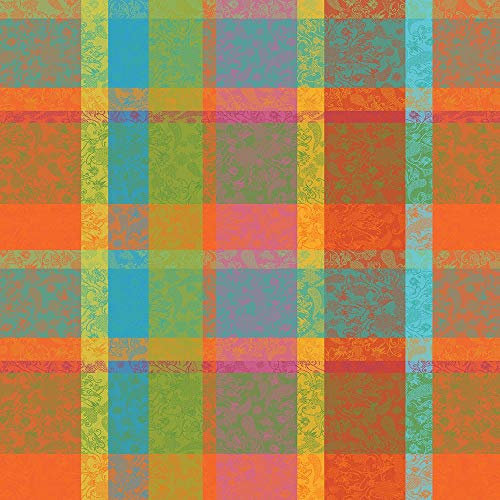 Garnier-Thiebaut 39840 Mille India Festival Tischdecke, Beschichtete Baumwolle