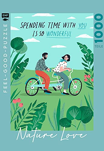 Edition Michael Fischer GmbH Feel-Good-Puzzle 1000 Teile – Nature Love: Spending time with You is so Wonderful