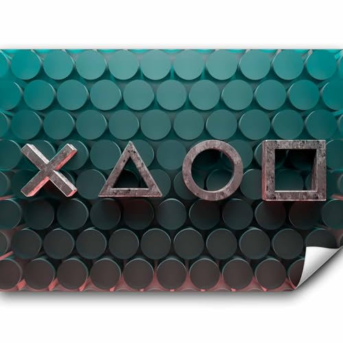 murando - Vlies Fototapete für Gamers 350x256cm Foto Tapete Wohnzimmer Vliestapete XXL Motivtapeten Bildtapete 3d Effekt Wand Dekoration - Game Spielkonsole 3D Effekt Videospiel n-A-1230-a-a