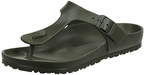 Birkenstock Unisex Gizeh Essentials EVA Khaki Sandals 38 R EU