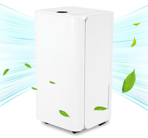 EINFEBEN Deshumidificador Rendimiento de deshumidificación de 16 l/12 h - para un tamaño de habitación de aproximadamente 15-25 m² - con 4 modos de funcionamiento, función de descongelación