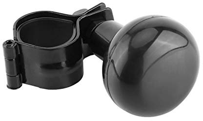 Joyzan Lenkrad Drehknopf, Spinner Griff Knopf Booster Kugel Auto Innenraum Zubehör Lenkhilfe Ohne Spielraum 360 Drehen für Auto Traktor Boot Keine LKW-Halbtraktoren Boote Karren Werkzeuge Erforderlich