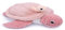 LES DÉGLINGOS PTIPOTOS by SAUVENOU Tortue Maman/Bebe Bleu - Peluche bébé Toute Douce - Idée Cadeau de Naissance - 29cm, Rose