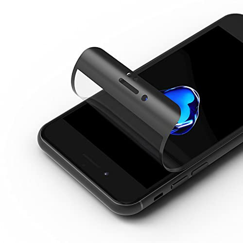 RhinoShield 3D Impact Displayschutz kompatibel mit [iPhone SE 3 / SE 2/8 / 7] |Aufprallschutz -HD-klar-3D gebogene Kanten &vollständige Abdeckung -Kratzfest -Ausrichtungsrahmen Einfache Installation