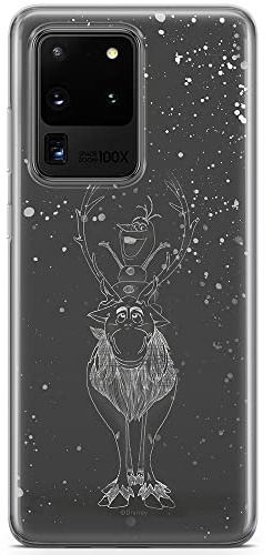 ERT GROUP Handyhülle für Samsung S20 Ultra Original und offiziell Lizenziertes Disney Muster Olaf and Sven 001 optimal an die Form des Handy angepasst, hülle aus TPU