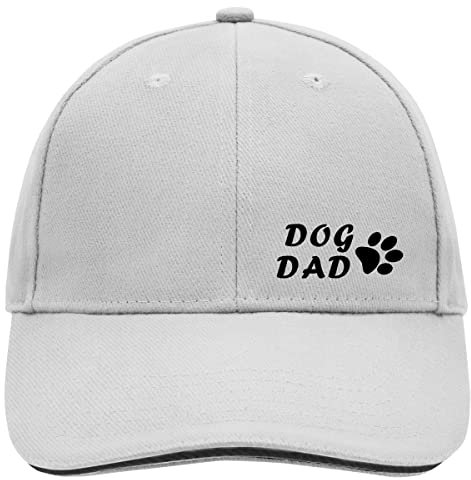 Huuraa Baseball Cap Dog Dad Tapse Geschenk Dark Grey/White Dog Dad Geschenkidee