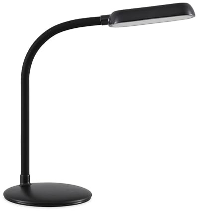 PRIOS LED Table Lamp Opirawith USB Socket dimmable (Modern) in Black for e.g. Office & Workroom (1 Light Source,) from Desk Lamps