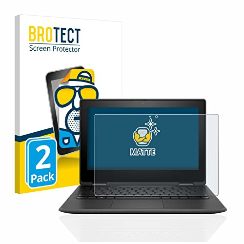 BROTECT Schutzfolie für HP Pro X360 Fortis 11 G10 | 2 Stück Entspiegelnder Displayschutz Made in Germany Matte Displayschutz-Folie Anti-Reflex Anti-Fingerprint Einfache Montage