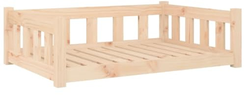 vidaXL Hundebett 95,5x65,5x28 cm Massivholz Kiefer
