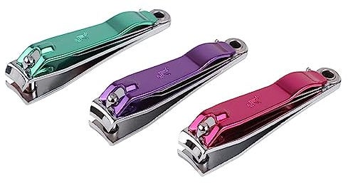 Nail Clipper for Toe Nails, Heavy Duty, Professional Quality, Thick Toe Nail Clipper (Pink)