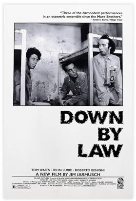 Down by Law – Filmposter auf Leinwand, Schlafzimmer, Dekoration, Sport, Landschaft, Büro, Raumdekoration, Geschenk, ungerahmt, 40 x 60 cm