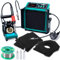 YIHUA 948DQ-III Estrattore Fumi Saldatura Fumi 2-IN-1 da 110W Kit Stazione Saldante Assorbitore di Fumo con Display di Temperatura Angolo Inclinabile Portaferro Punte Filtri Filo da Saldatura(EU Plug)