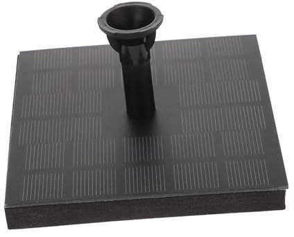 GANAZONO 2 STK Solarbrunnen geräuschpegel طاقه شمسيه Springbrunnenpumpe im Freien Vogeltränke Solarpumpe Wasserpumpe dekorative Springbrunnenpumpe Vogelbadpumpe Quadrat