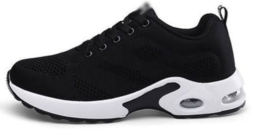 Blissbuilt Jazzschuhe Damen Lace Up Tanzsneaker - Mode Mesh Lace Up Schuh Freizeit Training Sneake Dancesneaker,Leichte Atmungsaktiv Schuhe für Gymnastik Sport Fitness Trainings Hallen Aerobic Yoga