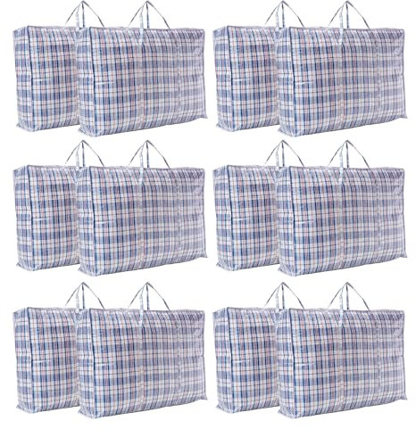 CLEVERBAG – Bolsas de almacenamiento grandes, bolsa de ropa, bolsa de viaje o mudanza (12 unid)