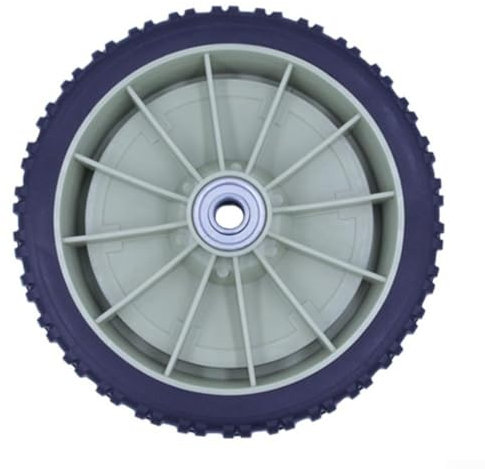 Ruota universale per movimenti senza soluzione di continuità del tosaerba Operazione regolare gomma 19,5 centimetri diametro ruota, ruota tosaerba