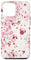 Hülle für iPhone 14 Pro Max Disney Minnie Maus Kopf Ohren Rosa Abstraktes Spritzmuster