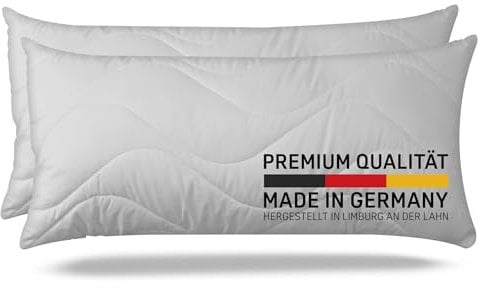 BEFA CARE Kopfkissen 40x80 cm (2 Stück) | Mikrofaser mit Aloe Vera | 400g Füllgewicht/Stk | OEKO-TEX Klasse 1 | Made in Germany