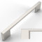 Amerdeco 10 Pack Satin Nickel Cabinet Pulls - 5 Inch Hole Centers Kitchen Handles for Cupboards and Drawers AM008