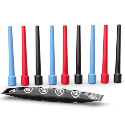 320º 100 puntas desechables para cachimba, accesorios de plástico envueltos individualmente, multicolor, de grado alimenticio